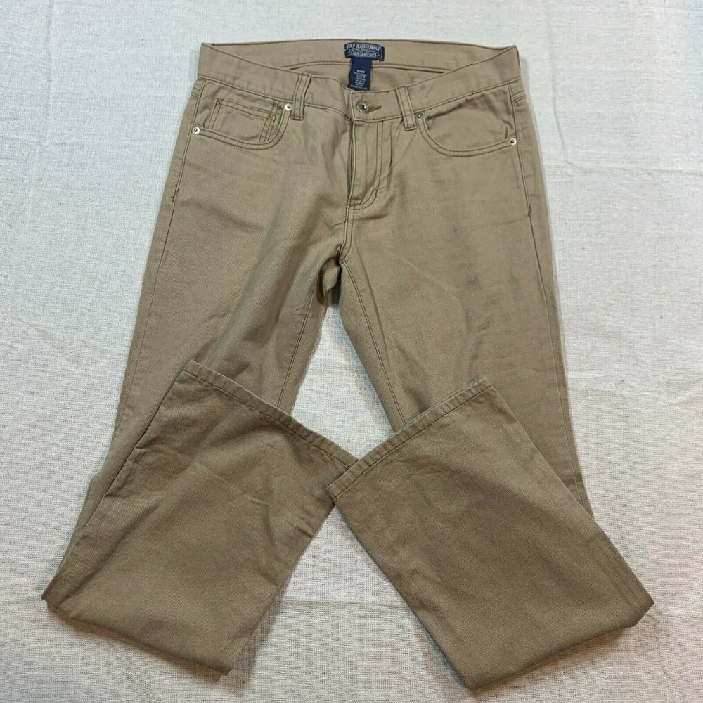 Polo Ralph Lauren Womens Pants Size 6 32x38 Khakis Tan Brown Beige
